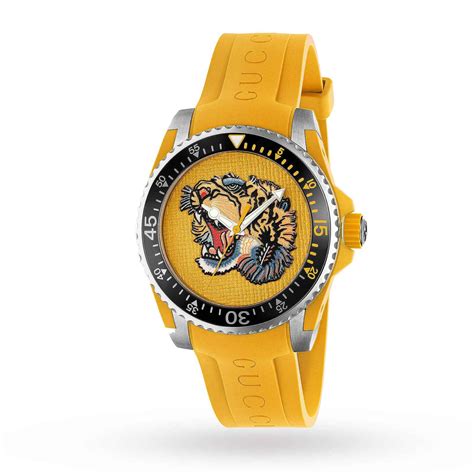 gucci watch yellow|gucci watch for men.